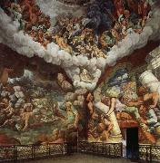 Giulio Romano The Giants Hurled Down from Olympus oil painting